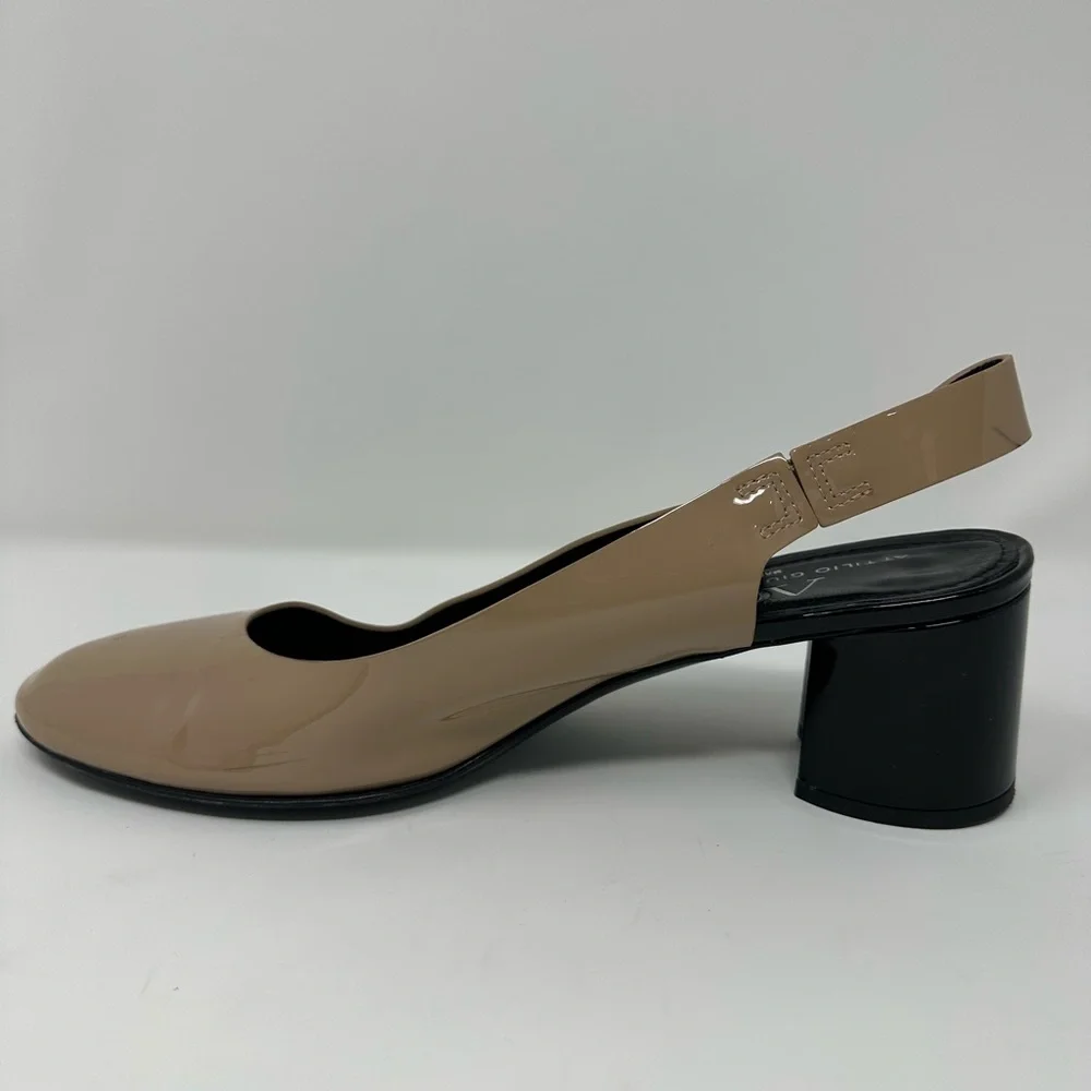 AGL Womens Size 40 Tan Patent Leather - Picture 2 of 9